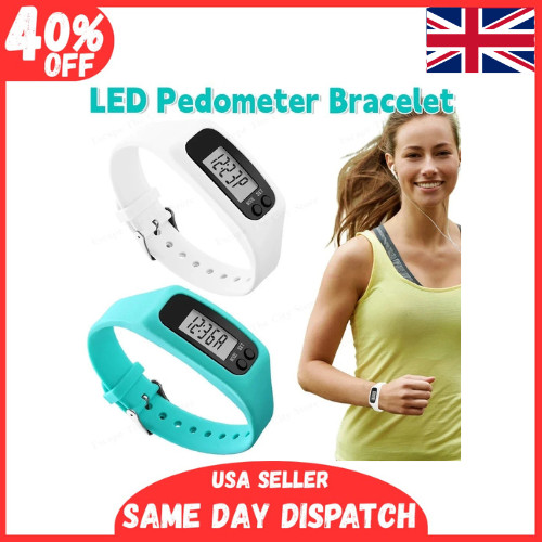 Waterproof step counter watch - step,