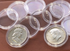 Round coin capsules - round, ,cases