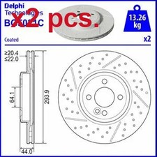 X2 PCS FRONT BRAKE DISC ROTOS