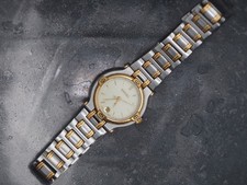 Gucci Cream Dial Stainless Steel & Gold