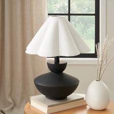 Nourison 18" Black Wooden