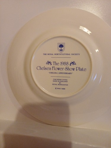 1988 chelsea flower - chelsea, plate