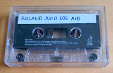 VINTAGE USED CASSETTE TAPE ROLAND JUNO 106 SYNTHESIZER DATA 