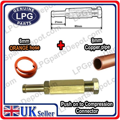 8mm compression fitting lpg - 8mm,