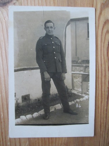 Postcard military man - -, military,