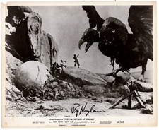 Ray Harryhausen Signed Original 1958 Still 7th Voyage of Sinbad / Autographed