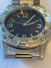 Identity London - Silver and black ladies Sports/Dive style watch