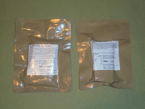 British army ration - ration, pouches