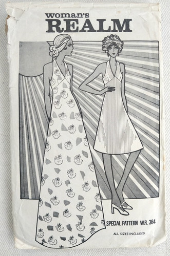 Vintage 1970s halter neck - ,