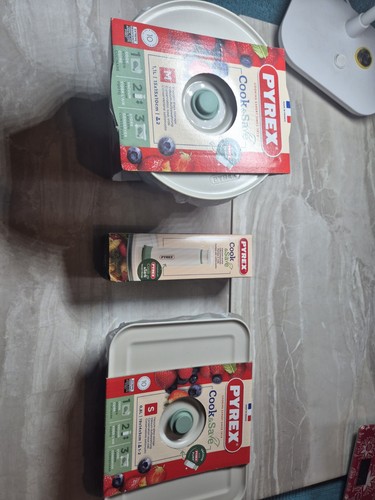 Pyrex cook save set - save, +