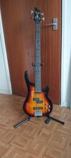 Chicago Bass Guitar in Sunburst, strap, stand and padderd Bag