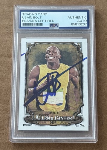 Usain bolt signed 2024 topps - bolt,