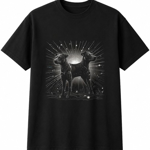 Charcoal patterdale terrier - charcoal,