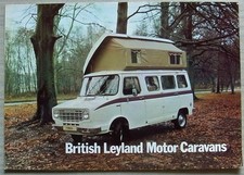 BRITISH LEYLAND 240 MOTOR CARAVANS Sales Brochure 1974 Pioneer Buccaneer