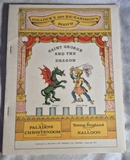 Pollock's  Late Richardson's Booth Saint George and the Dragon Book 1972 Sealed.