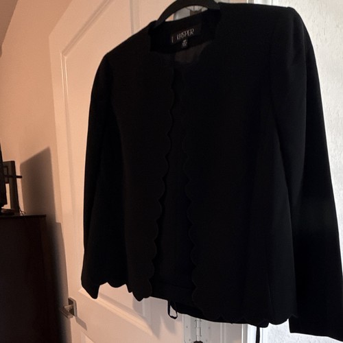 Kasper black open - black, short