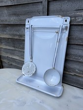 Vintage french white enamel - french,