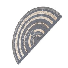 180 Degree Protractor with