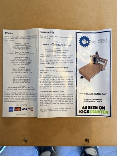 Quick desktop cnc machine - @quick,