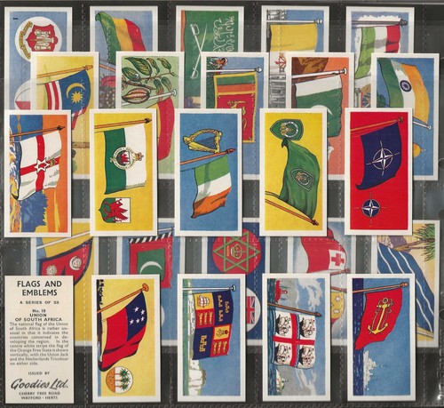 Goodies full set flags and - set-,