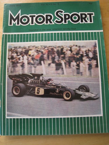 Motor sport jun 1972 cartune - motor,