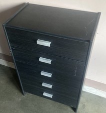 Chest of Drawers. Black. Very