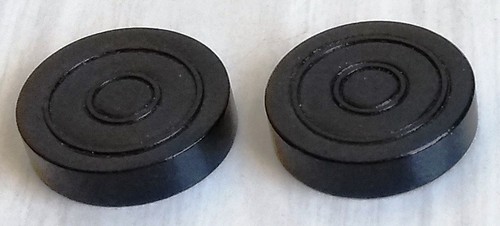 Black draughts checkers - x2,