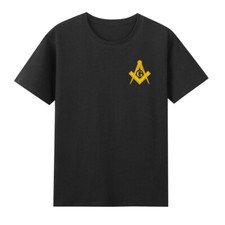 Masonic Chest Logo Square And Compass Freemason T-Shirt