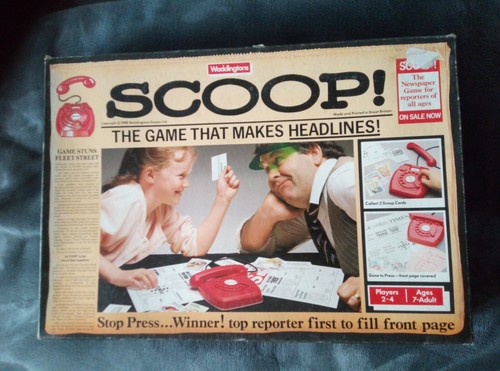 Vintage 1988 scoop game - 1988,