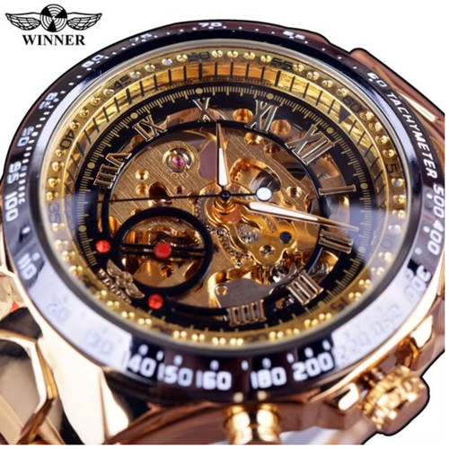 Winner luxury gold mens - luxury,