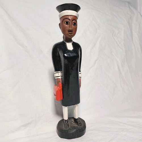 Carved wooden west african - carved,