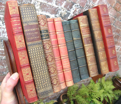 Antique leather decorative - antique,