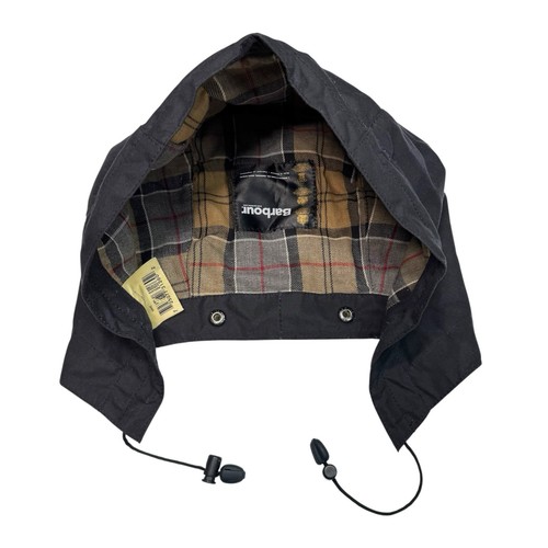 Barbour vintage navy blue hood - barbour,