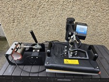 Pixmax,9007,5 In 1 Heat Press Machine Combo Swing Press T-Shirt Mug Cap Plate 