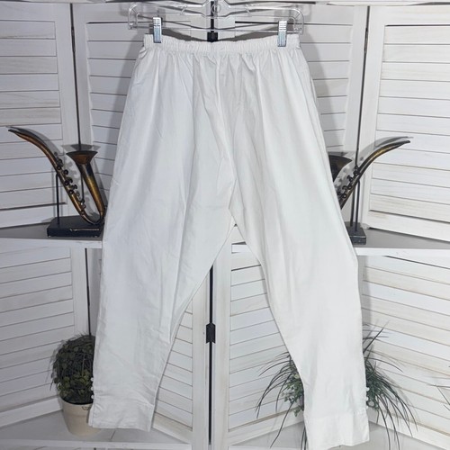 Vintage white cotton - , culottes