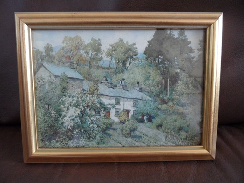 Coniston mill dam - mill, cottages