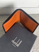 Dunhill leather wallet black