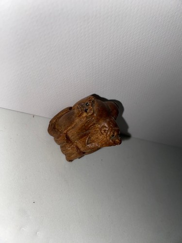 Vintage hand carved - hand-carved, wood