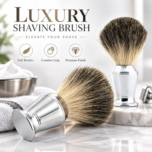 Pure badger hair shaving - badger,