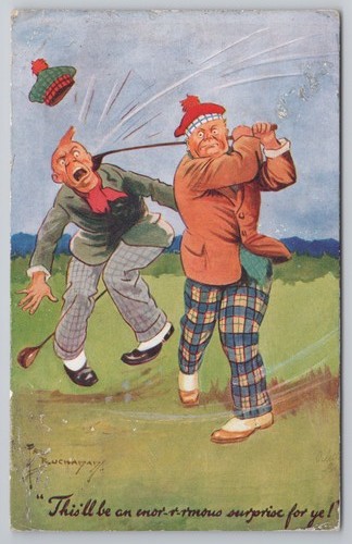 Golf humour tuck - golf,