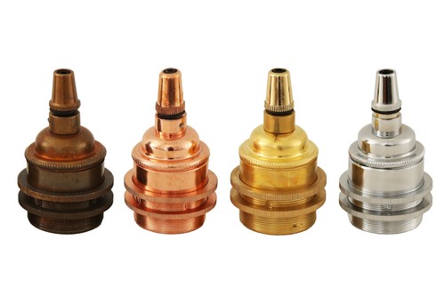 Metal e27 lampholder - metal, with