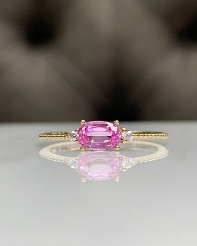 14k yellow gold - gold, pink