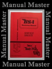 BSA DANDY 70 Service Sheets