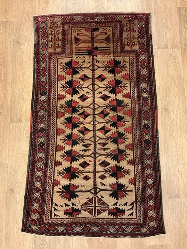Oriental antique afghan - antique,