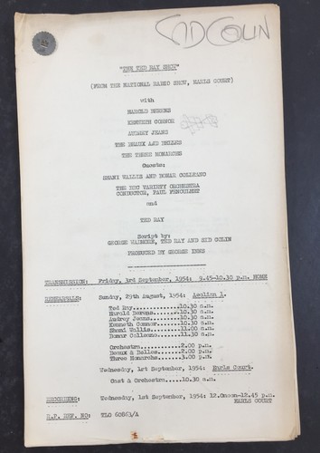 Original 1954 sid - sid, script