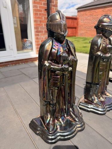 Pair cast iron - cast, andirons