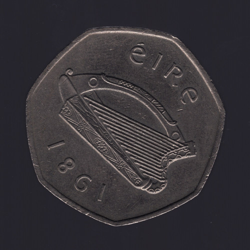 1981 irish pence coin - 1981,