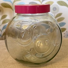 Glass PERCY PIG sweetie JAR