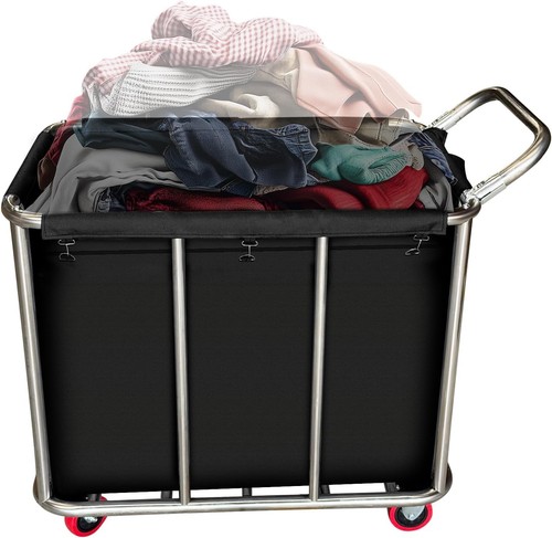 460l commercial laundry cart - laundry,