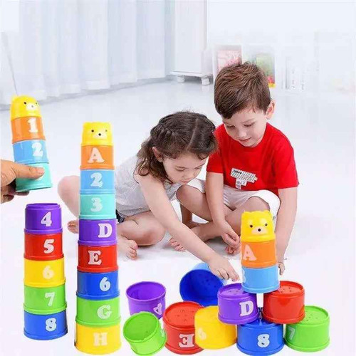 Pcs joy cup stacking toy - 9,